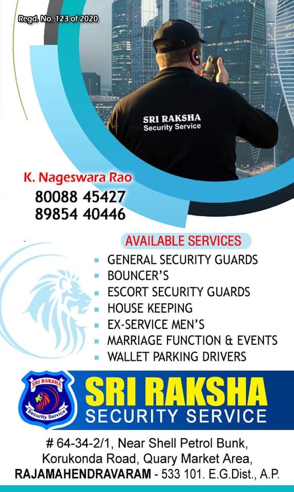 Security service in rajahmundry