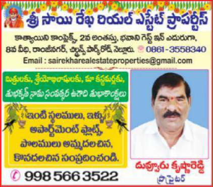 nellore real estate brokers numbers