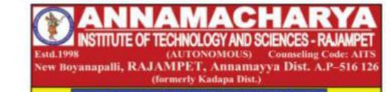 Annamacharya institute of technology and sciences