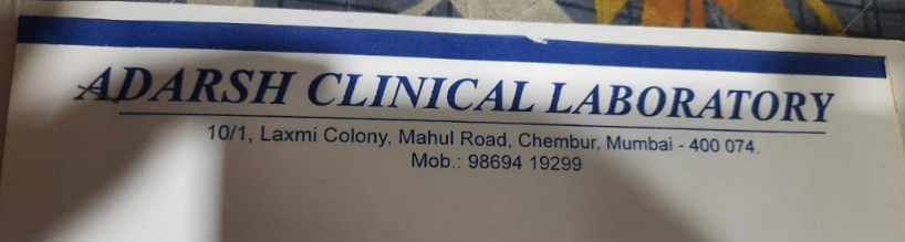 adarsh clinical laboratory chembur